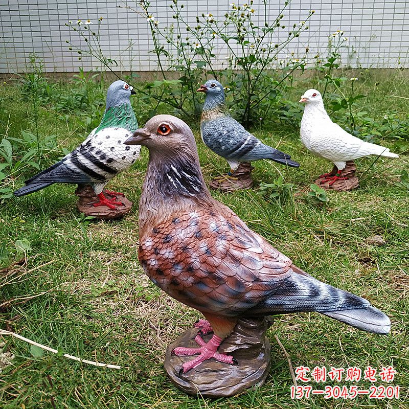 信阳纪念和平鸽雕塑