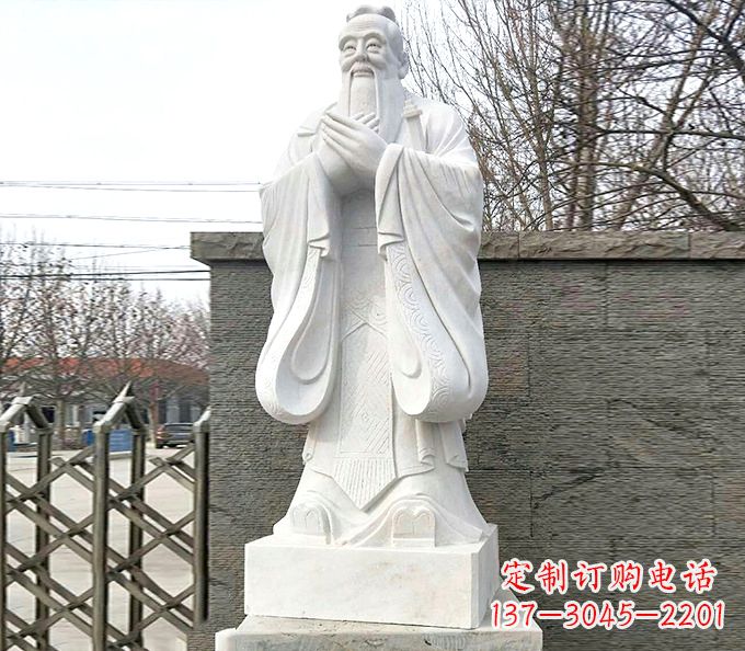 信阳雕塑孔子头像