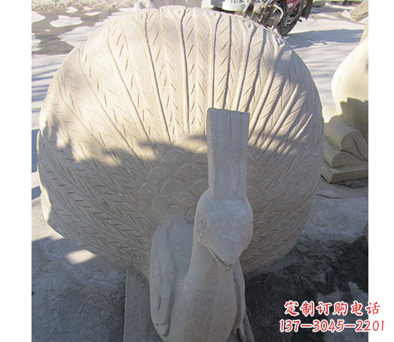 信阳动物孔雀石雕