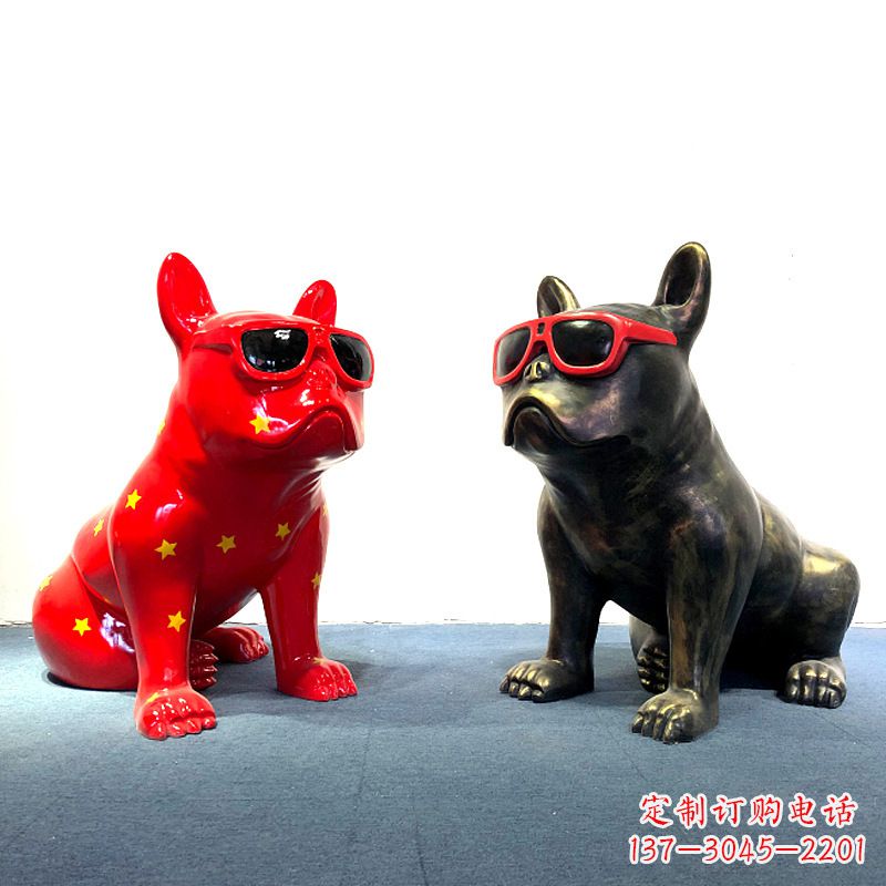 信阳斗牛犬雕塑摆件
