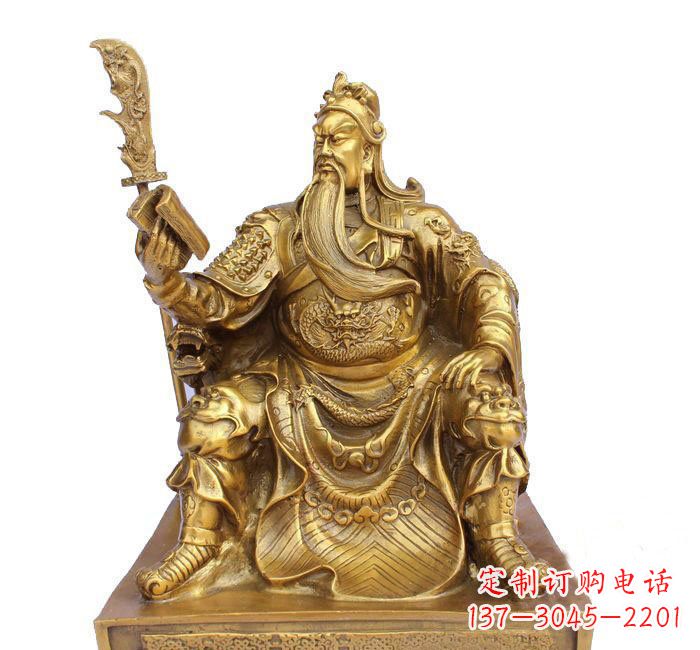 信阳精美关公铜雕