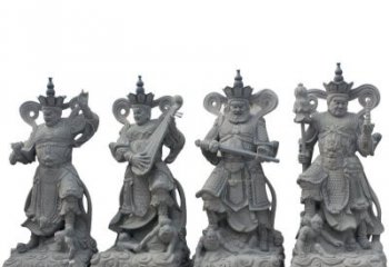 信阳四大天王大理石雕塑