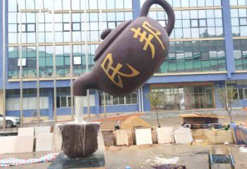 信阳精美大型天壶流水喷泉雕塑