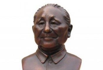 信阳伟人铜雕邓小平胸像