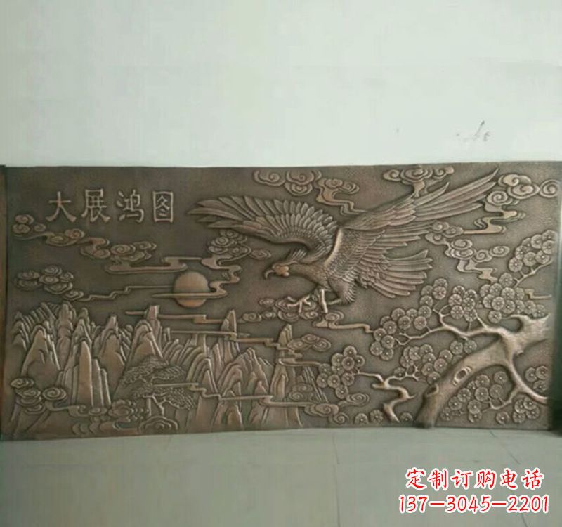 信阳精致锻铜老鹰雕塑