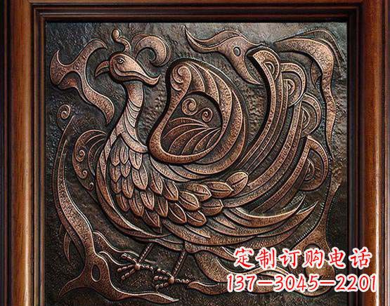 信阳锻铜朱雀雕塑