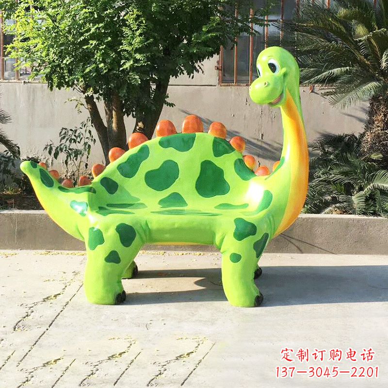 信阳玻璃钢恐龙雕塑座椅
