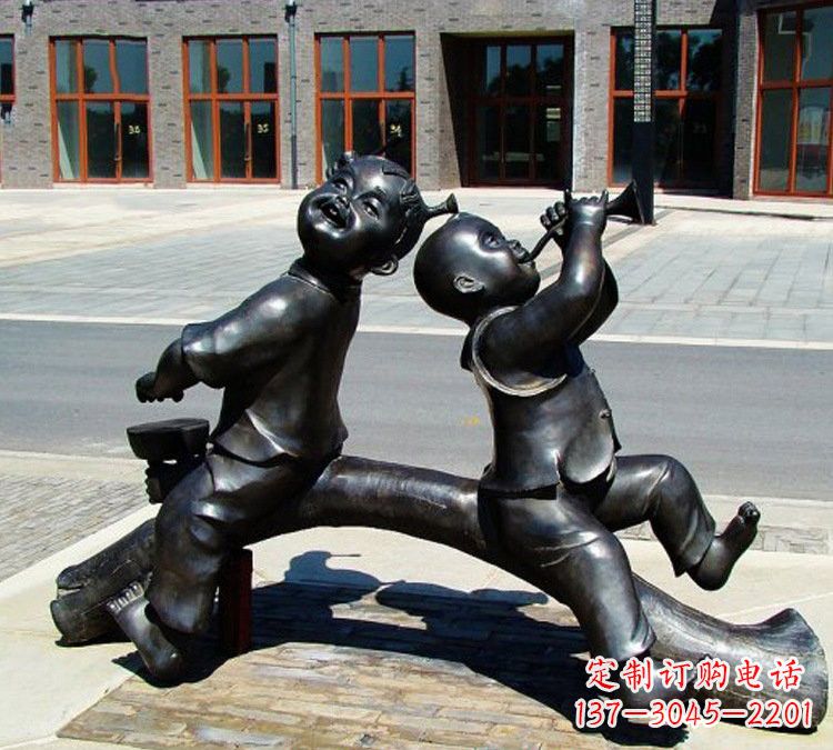 信阳铜雕童趣,引领儿童童趣生活