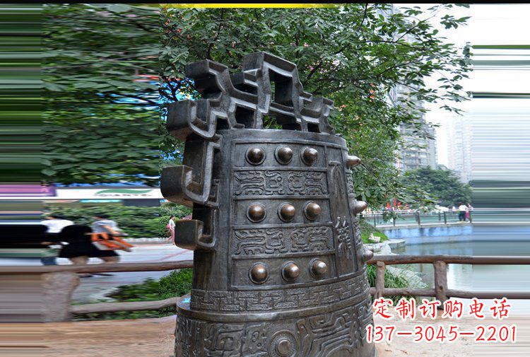 信阳法制铜钟公园景观铜雕