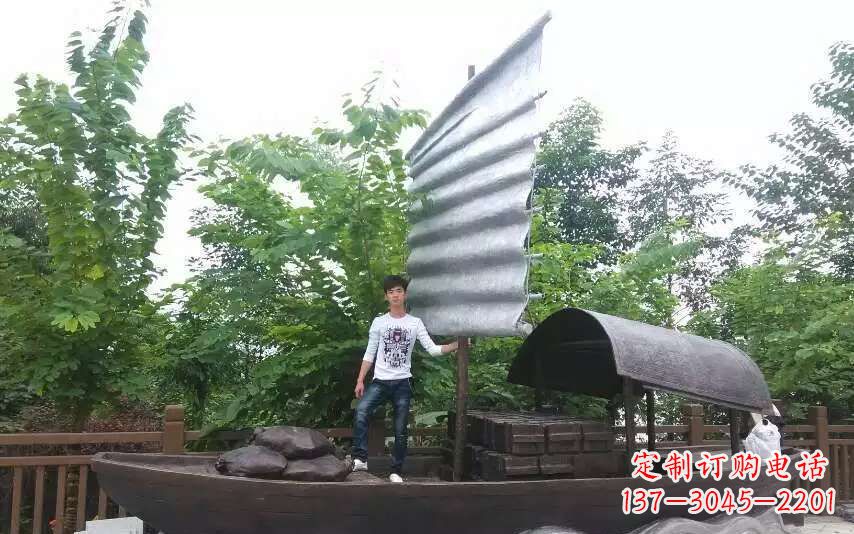 信阳高品质帆船铜雕