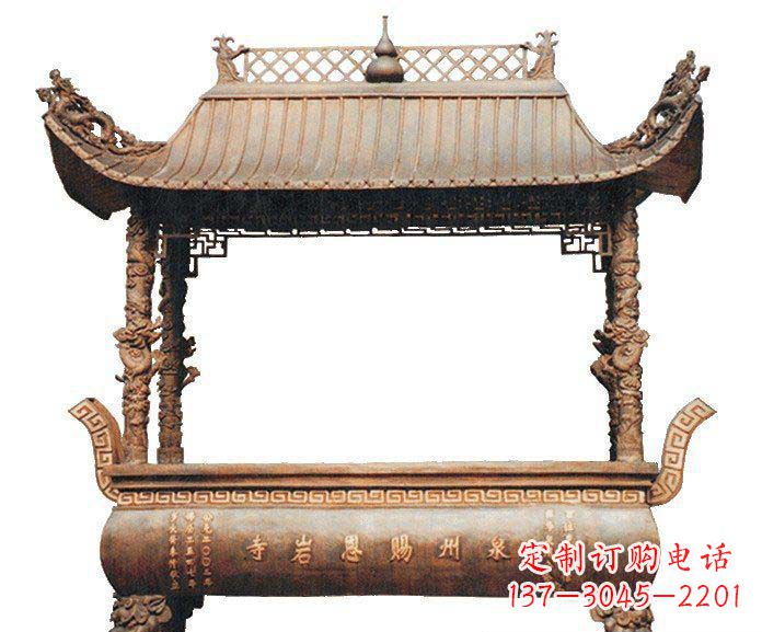 信阳精美香炉铜雕