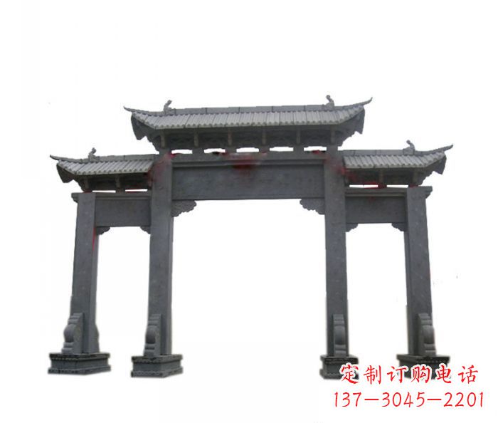 信阳精美仿古牌坊石雕