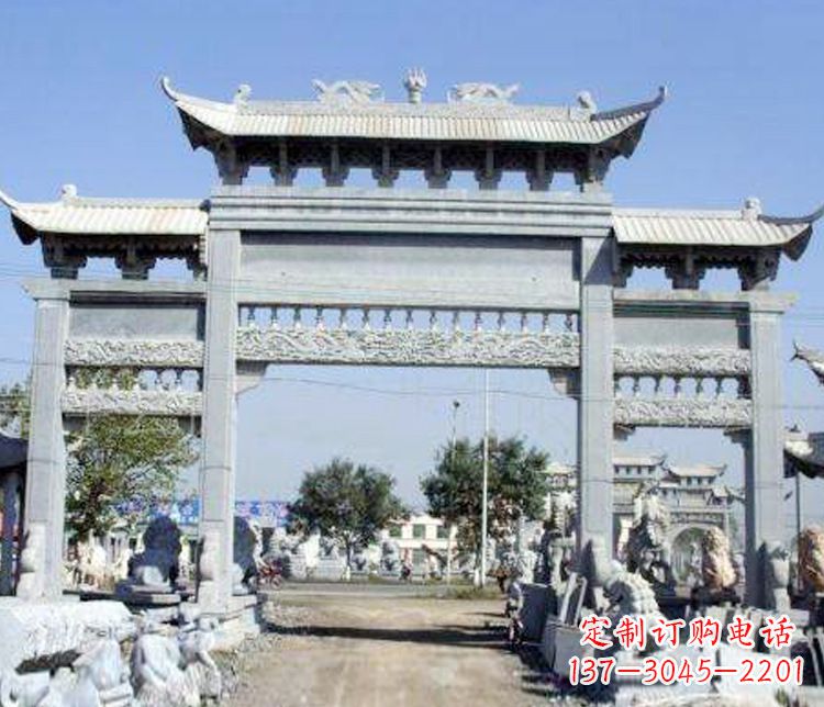 信阳仿古牌坊石雕精美定制