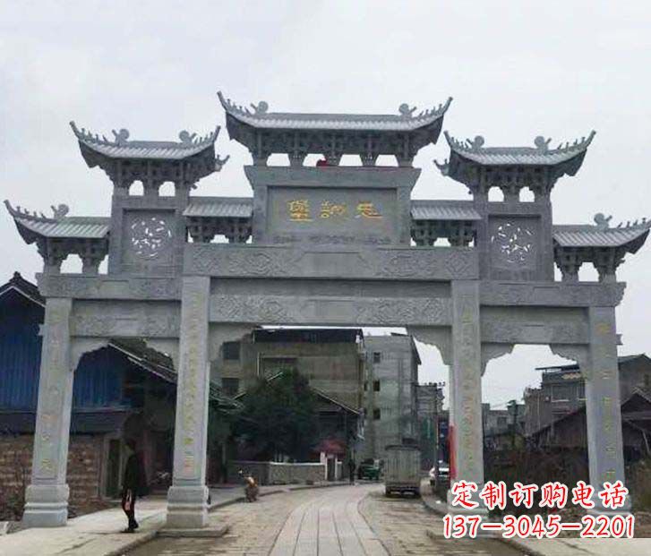 信阳精美牌坊石雕