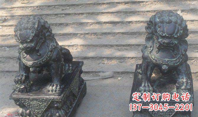信阳仿古狮子铜雕