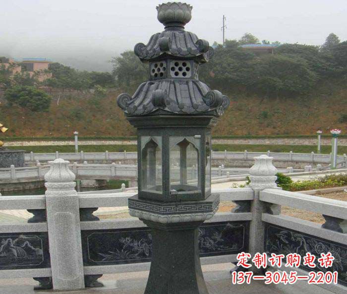 信阳仿古石灯雕塑,点亮景观空间