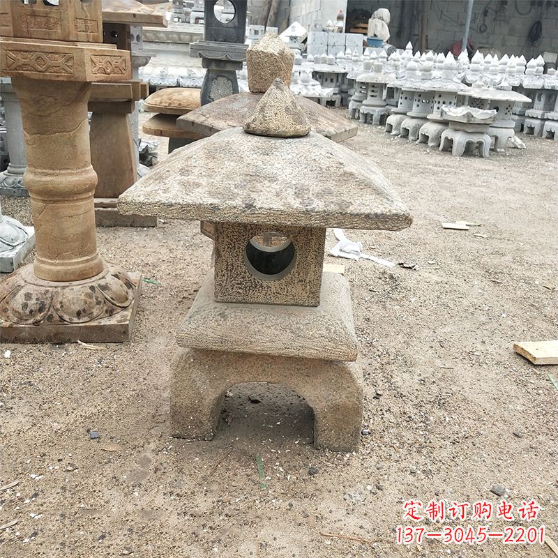 信阳仿古石雕灯笼