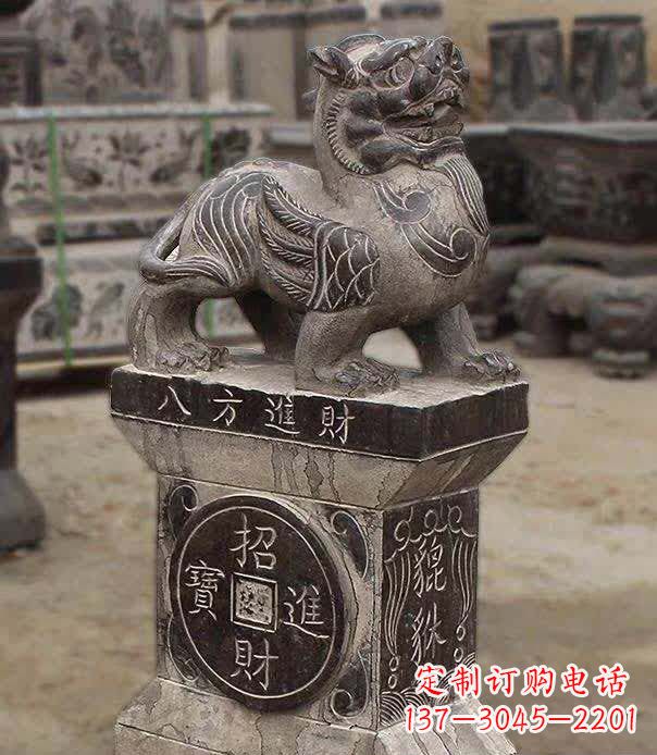 信阳仿古石雕貔貅 雕塑,带您走进神秘的古代世界
