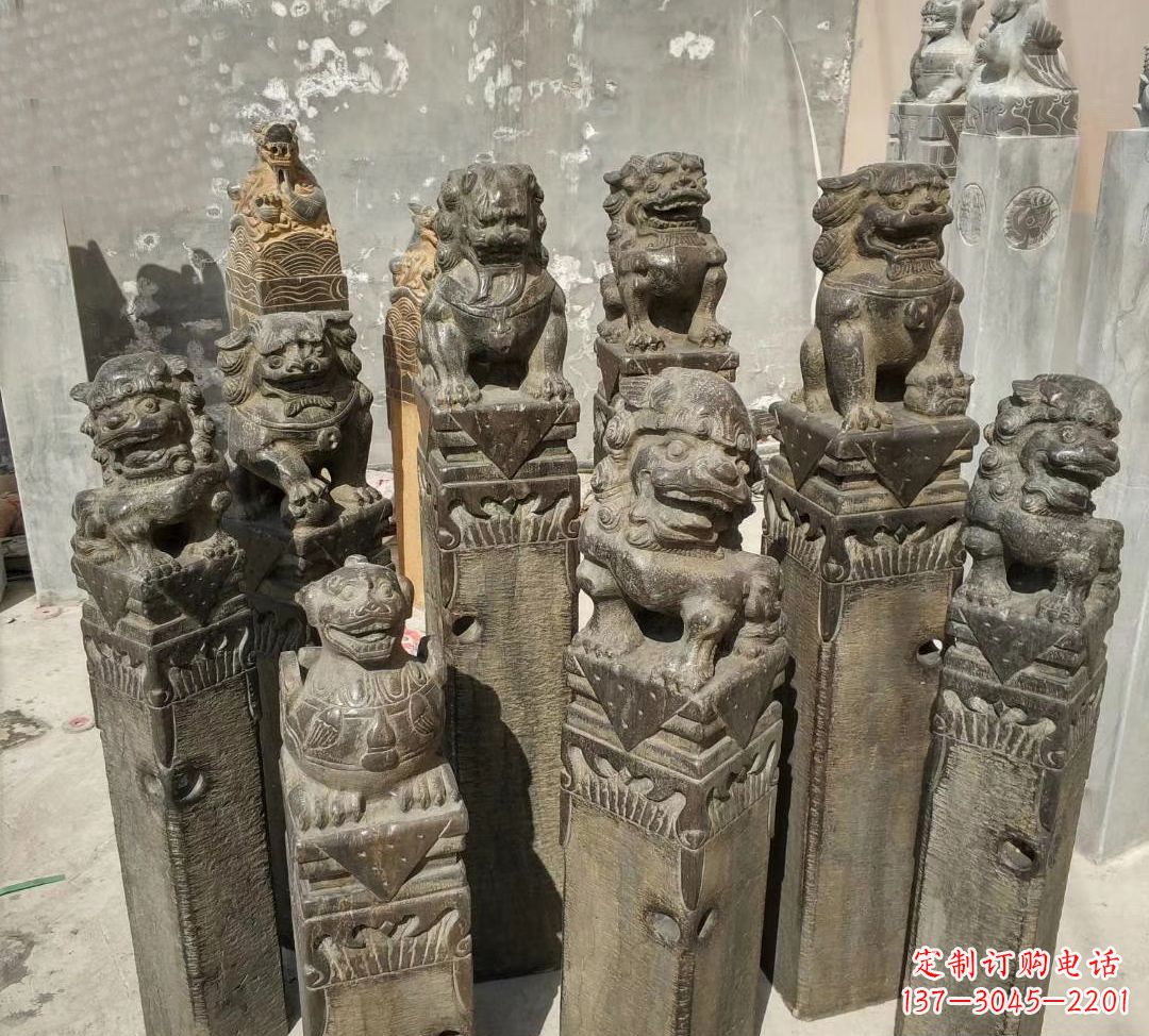信阳仿古马雕塑,高端定制艺术石雕