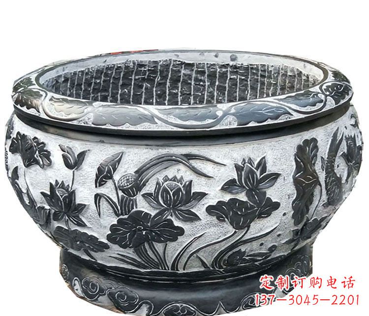 信阳仿古庭院花盆雕塑