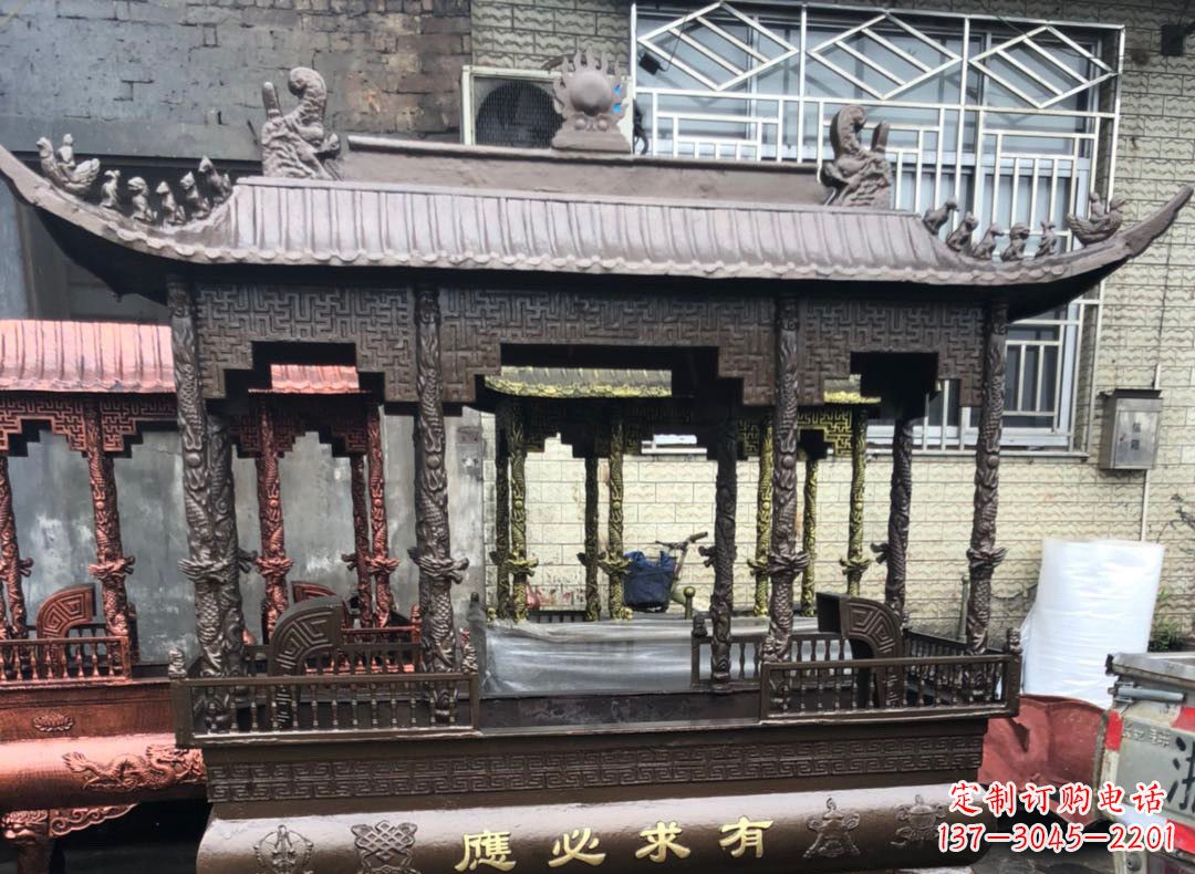信阳精美仿古铜香炉雕塑