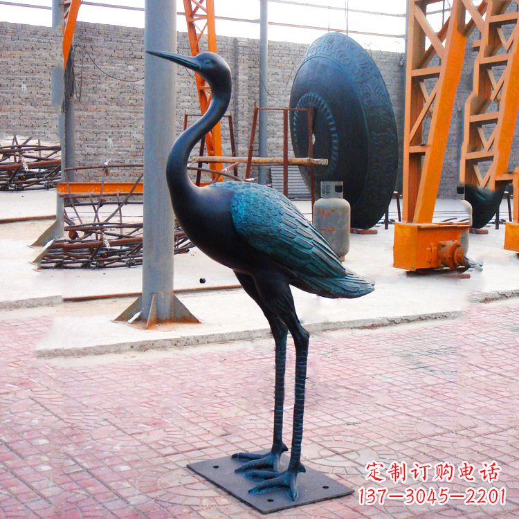 信阳仿古仙鹤雕塑