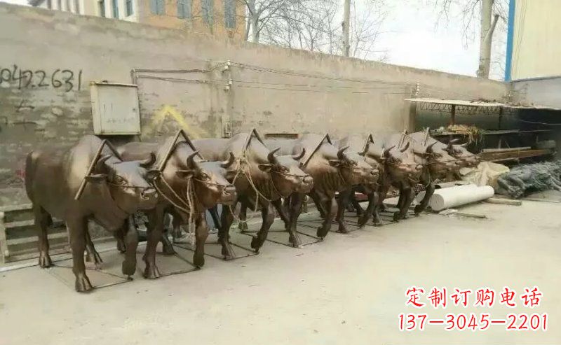 信阳仿铜玻璃钢动物雕塑