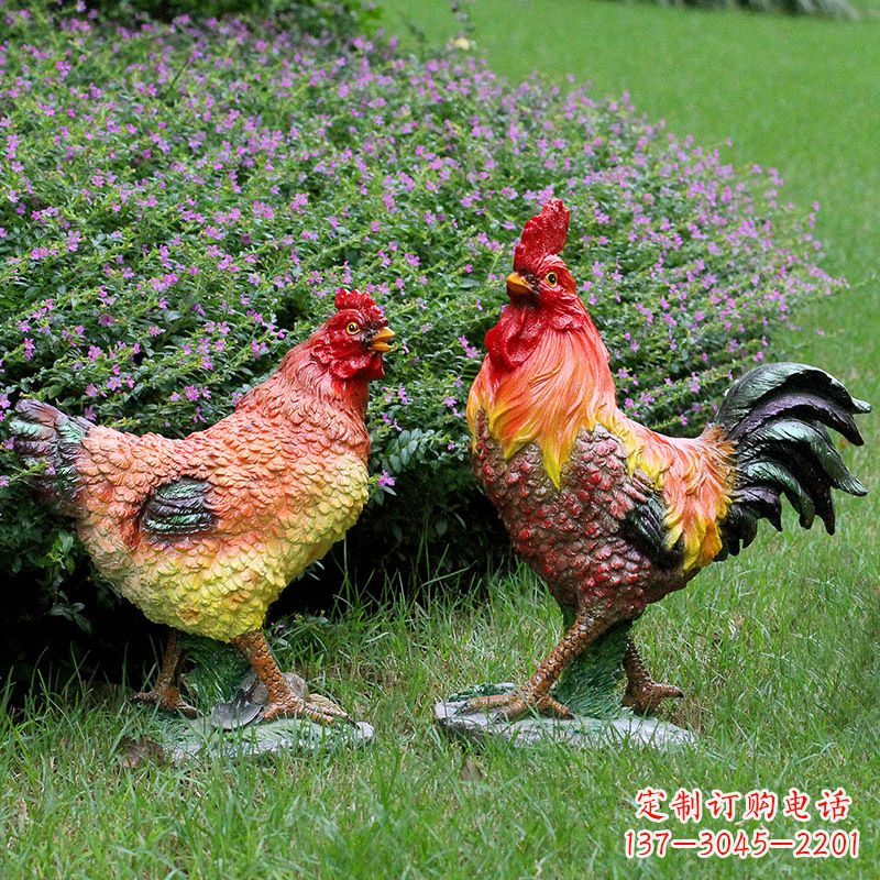 信阳典雅公鸡雕塑