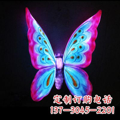 信阳完美粉色蝴蝶雕塑
