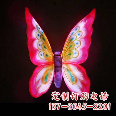 信阳定制发光蝴蝶雕塑