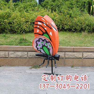 信阳高端红色蝴蝶雕塑