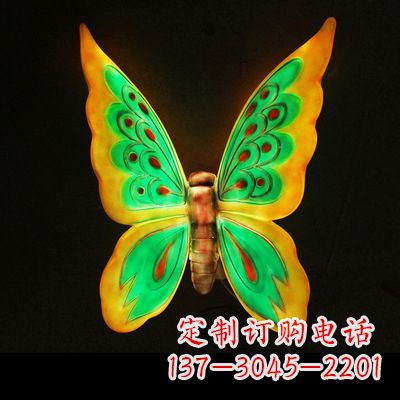 信阳闪耀蝴蝶,精致灯光雕塑