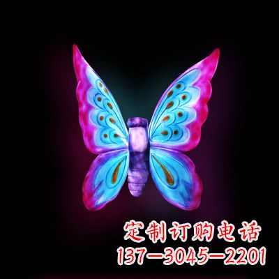 信阳璀璨发光蝴蝶雕塑