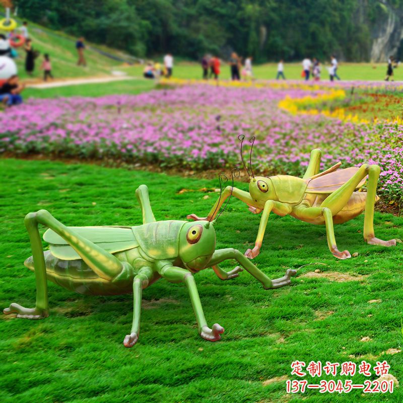 信阳精美蝗虫雕塑摆件