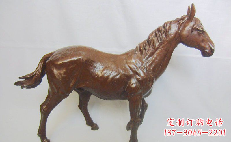 信阳仿真马铸铜动物雕塑