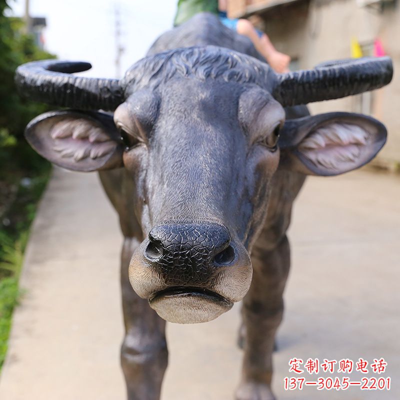 信阳精美水牛雕塑