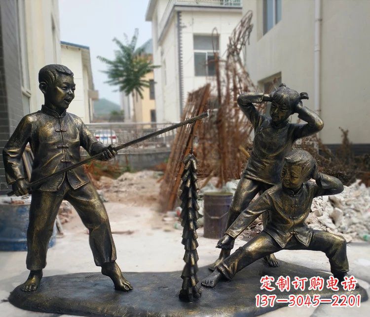信阳精美儿童铜雕,为孩子们带来欢乐