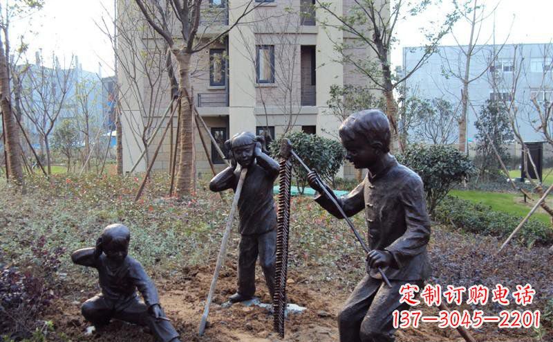 信阳中领雕塑 | 为儿童景观带来美好的铜雕塑