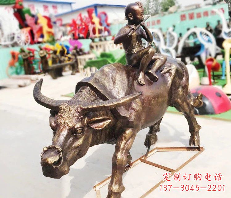 信阳牛郎雕塑精美绝伦的铜雕艺术