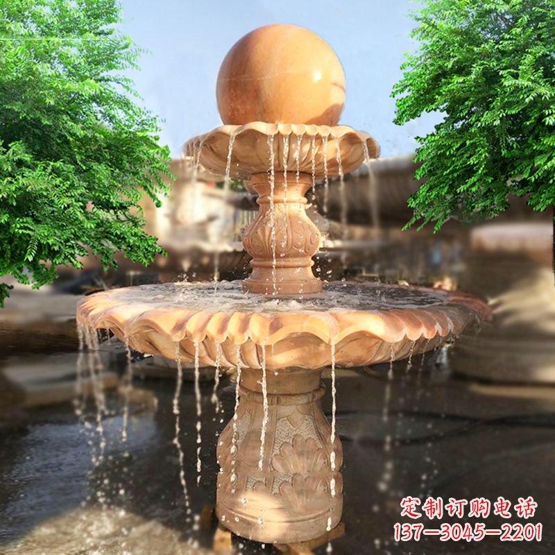信阳精致别致的风水球雕塑