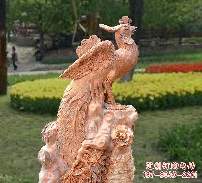 信阳凤凰神鸟公园景观雕塑雕塑摆件