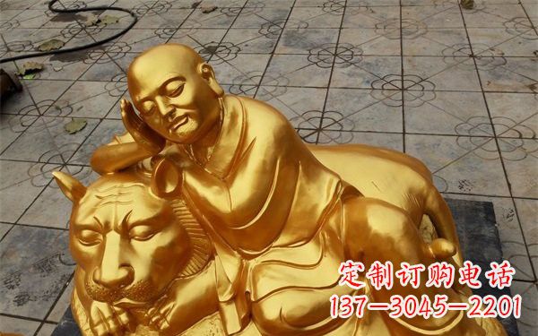 信阳伏虎罗汉铜雕,古典美学与艺术的完美结合
