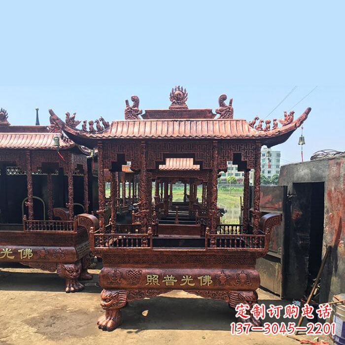信阳精美铜香炉雕塑