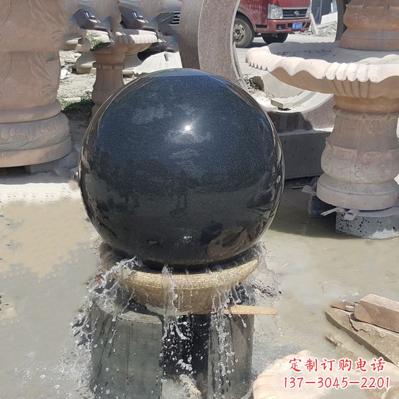 信阳福建风水石球雕塑