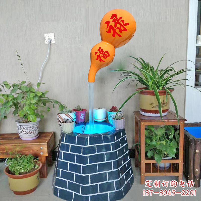 信阳福禄葫芦艺术陶瓷雕塑