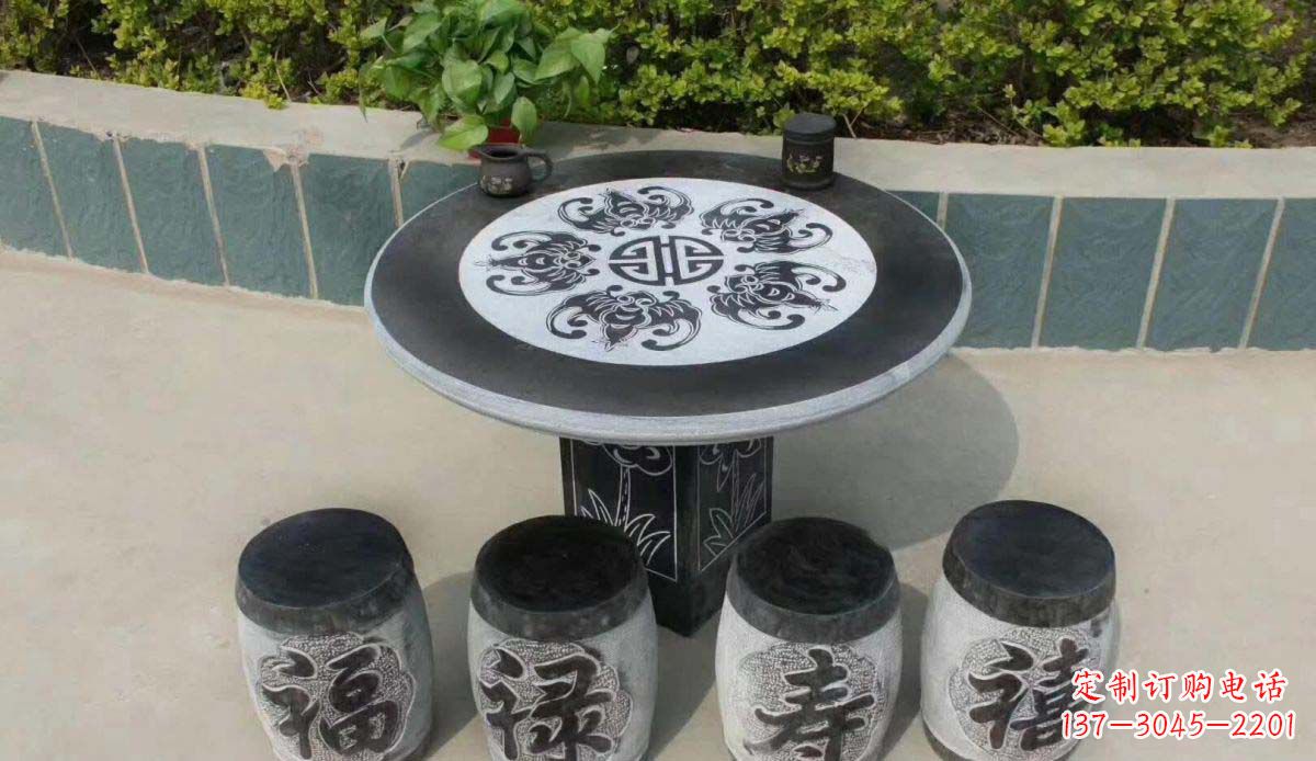 信阳传统工艺福禄寿喜雕塑