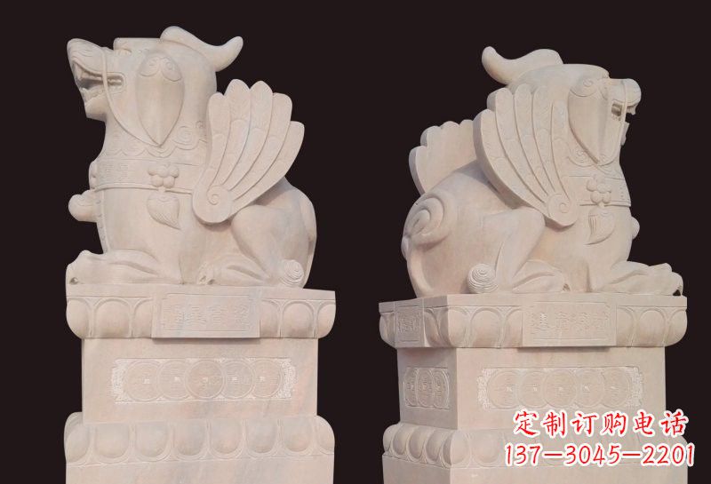 信阳福星象征吉祥幸福高照貔貅石雕