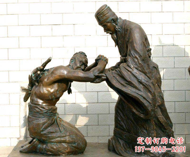 信阳中领雕塑——传承古代文化的名人铜雕