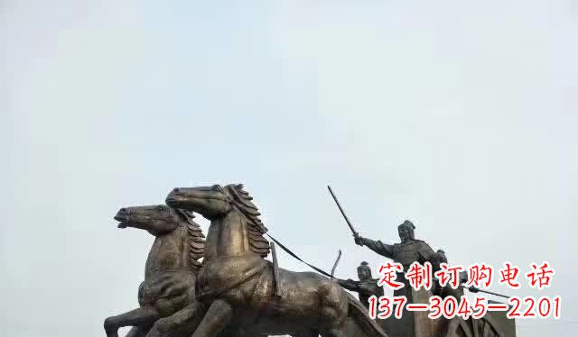 信阳文艺复兴风格马车雕塑