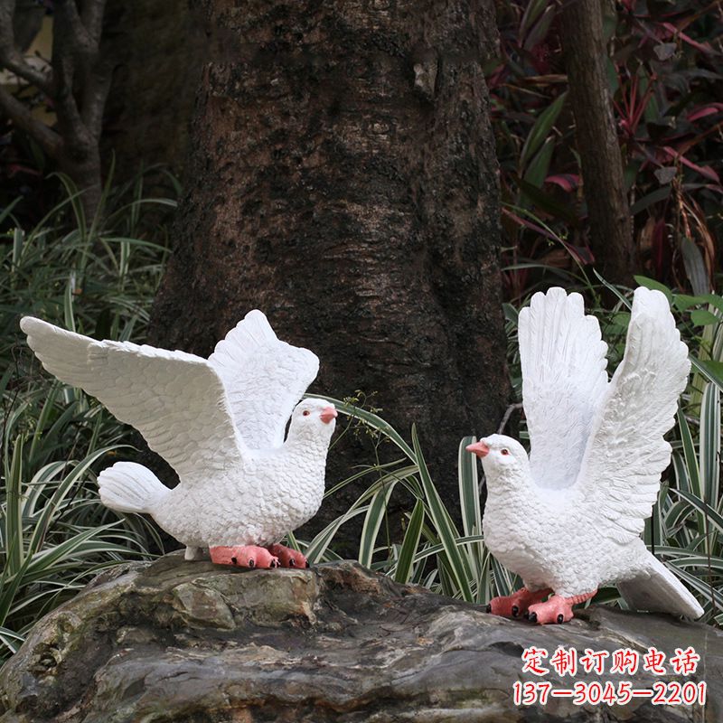 信阳精美的鸽子抽象雕塑